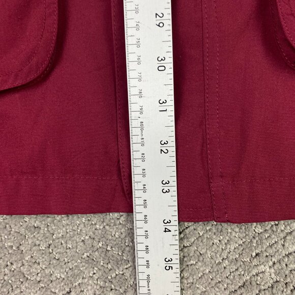 Vintage Eddie Bauer Mountain Parka Utility Jacket Men's Medium Burgundy Red - Picture 10 of 10